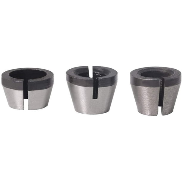 Driak 6 Pcs CNC Engraving Bit Router Adapter Convert Collet Sleeve Adapter 3.175mm to 6mm in for Engraving Machine Tool Driak 6 Pcs CNC Engraving Bit Router Adapter Convert Collet Sleeve Adapter 3.175mm to 6mm in for Engraving Machine Tool